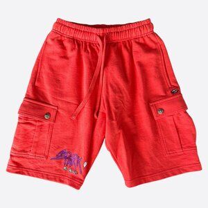 Chrome Hearts Matty Boy Red Spark Cargo Shorts